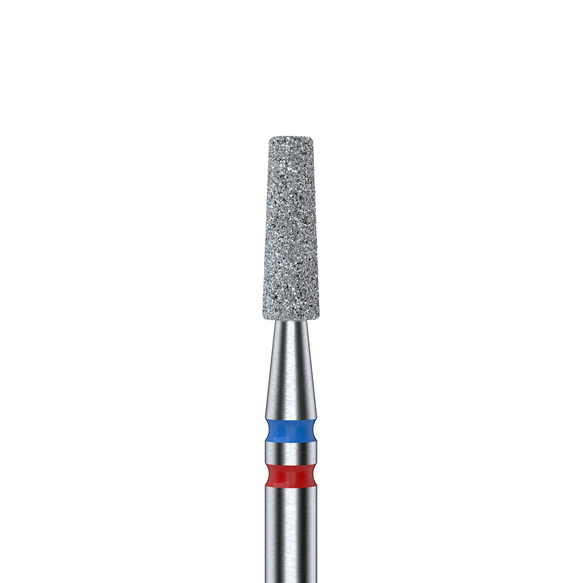 STALEKS EXPERT Diamantfräser DUO „Kegel“ rot-blau, Durchmesser 2,5 mm, Arbeitsteil 8 mm