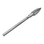 Hartmetallfräse "Flamme" rot, Durchmesser 5 mm / Arbeitsteil 13.5 mm