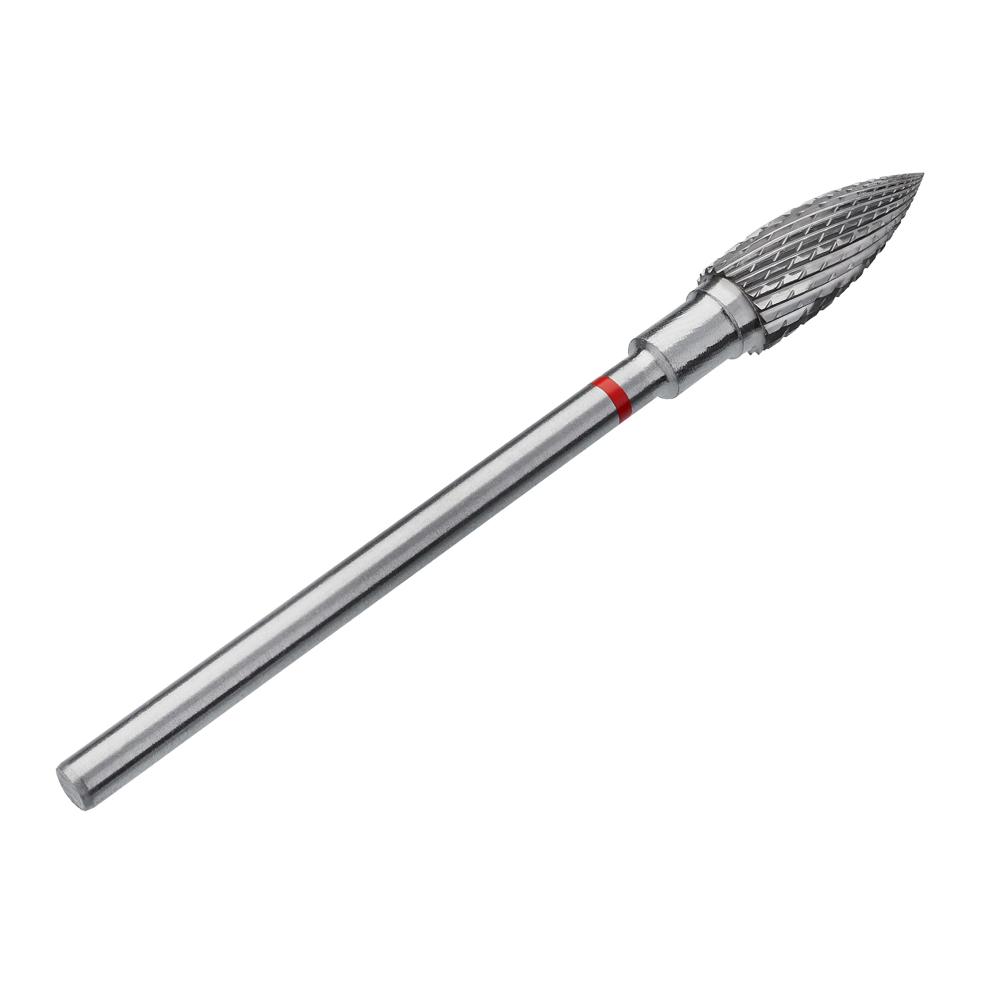 Hartmetallfräse "Flamme" rot, Durchmesser 5 mm / Arbeitsteil 13.5 mm