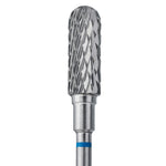 Hartmetallfräse "Abgerundeter Zylinder" Blau, Durchmesser 5 Mm / Arbeitsteil 13 Mm