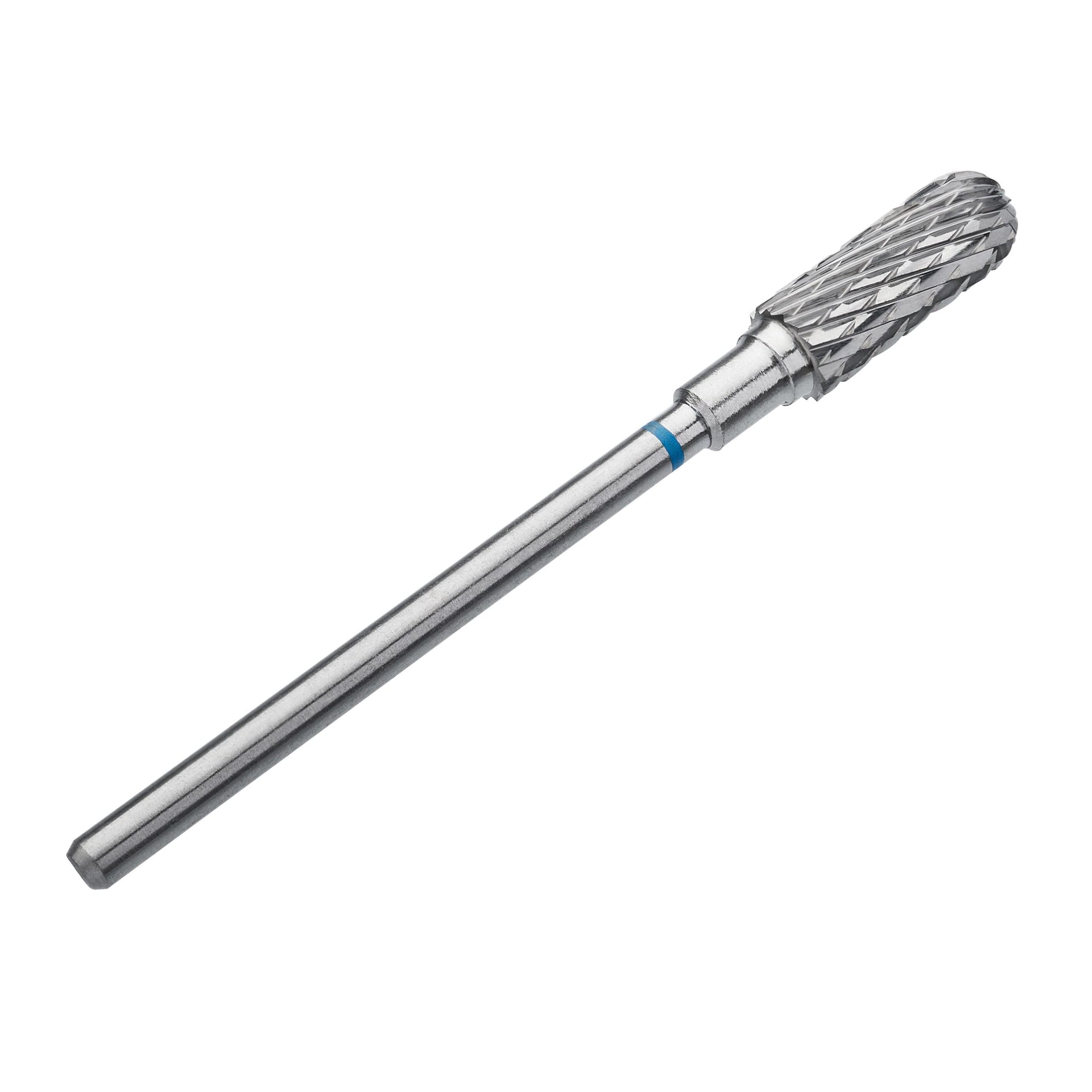 Hartmetallfräse "Abgerundeter Zylinder" Blau, Durchmesser 5 Mm / Arbeitsteil 13 Mm