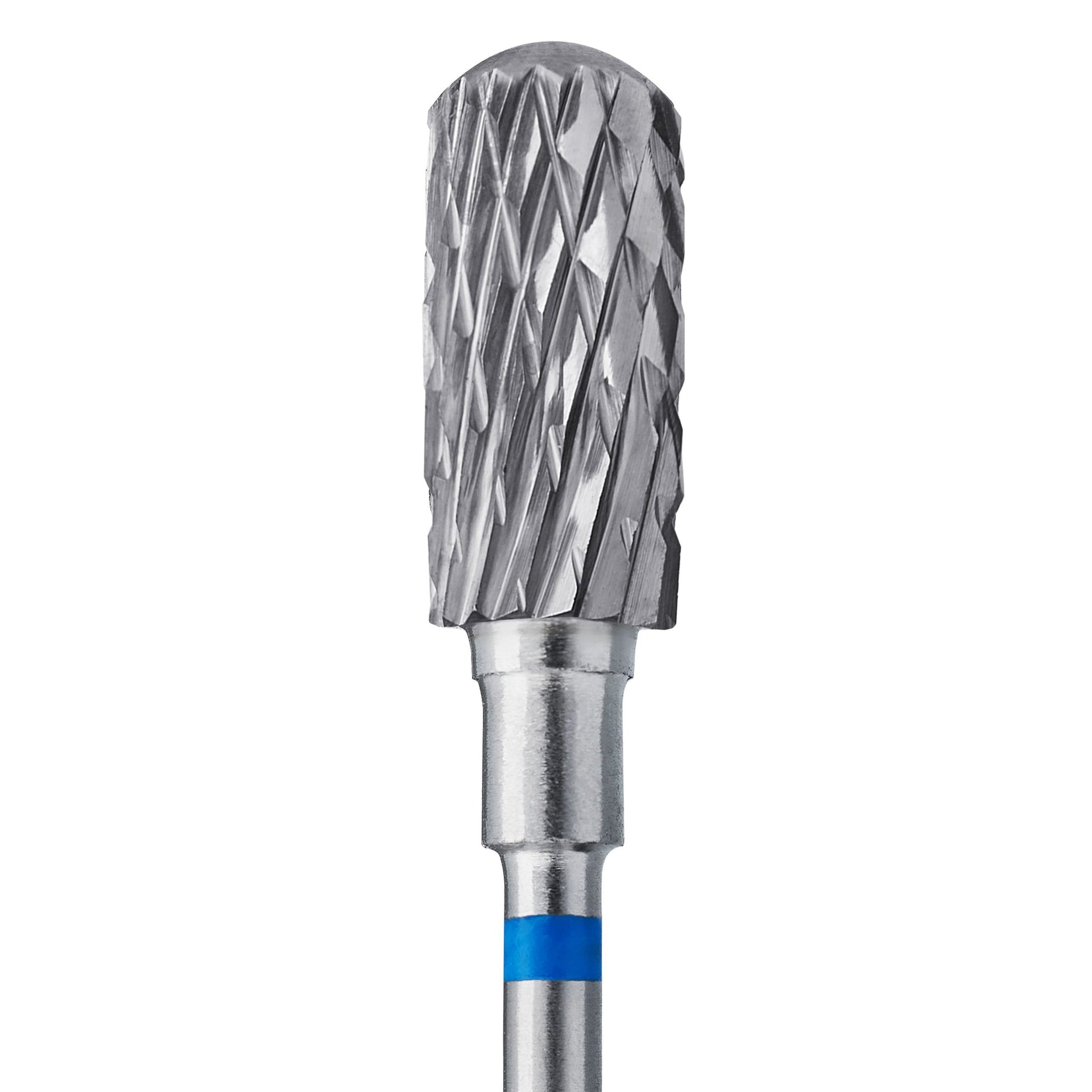 Hartmetallfräse "Abgerundeter Zylinder" Blau, Durchmesser 6 Mm / Arbeitsteil 14 Mm