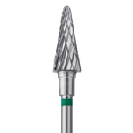 hartmetallfräse "kegel", grün, durchmesser 6 mm / arbeitsbereich 14 mm