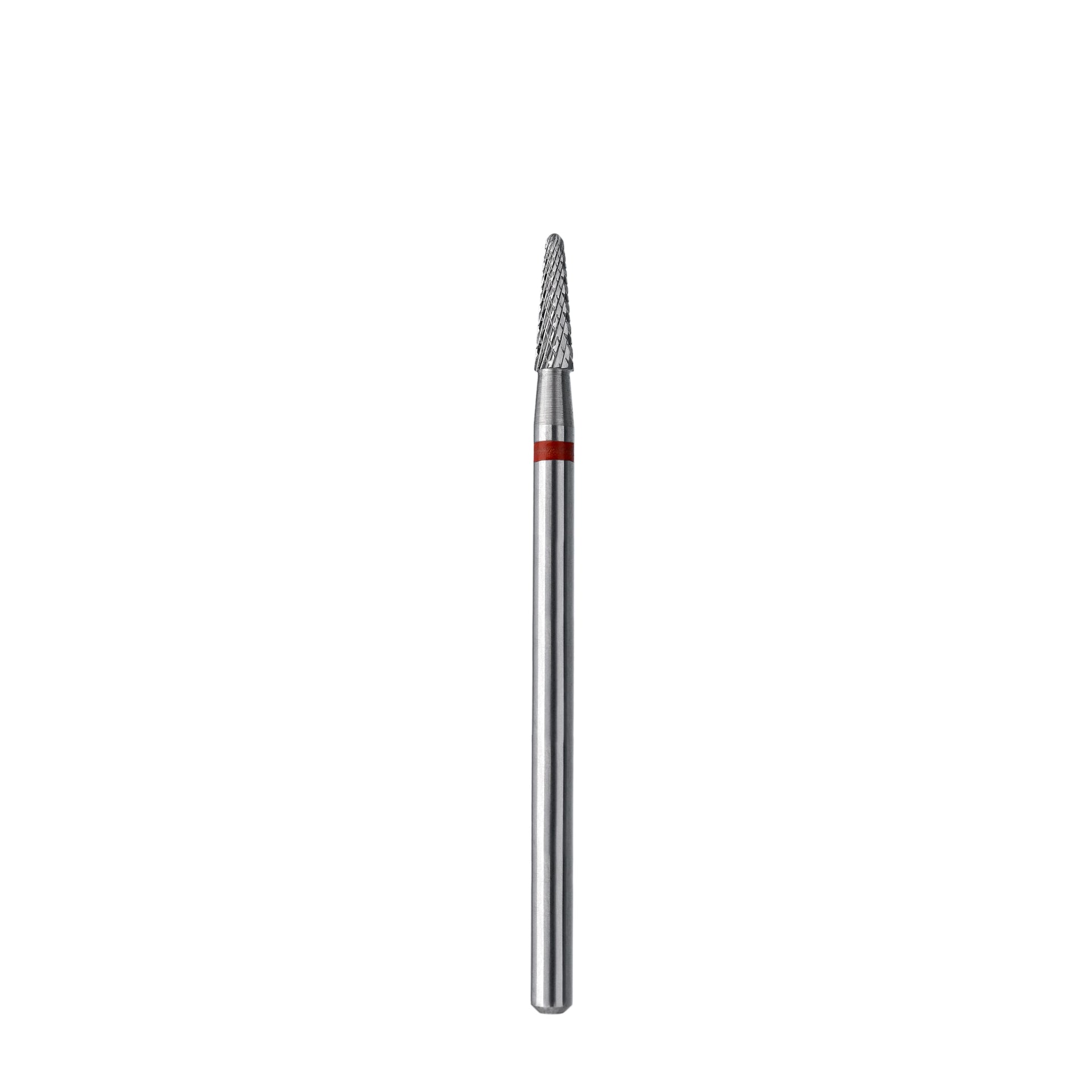 Hartmetallfräse "Kegel", Rot, Durchmesser 2.3 Mm / Arbeitsbereich 8 Mm