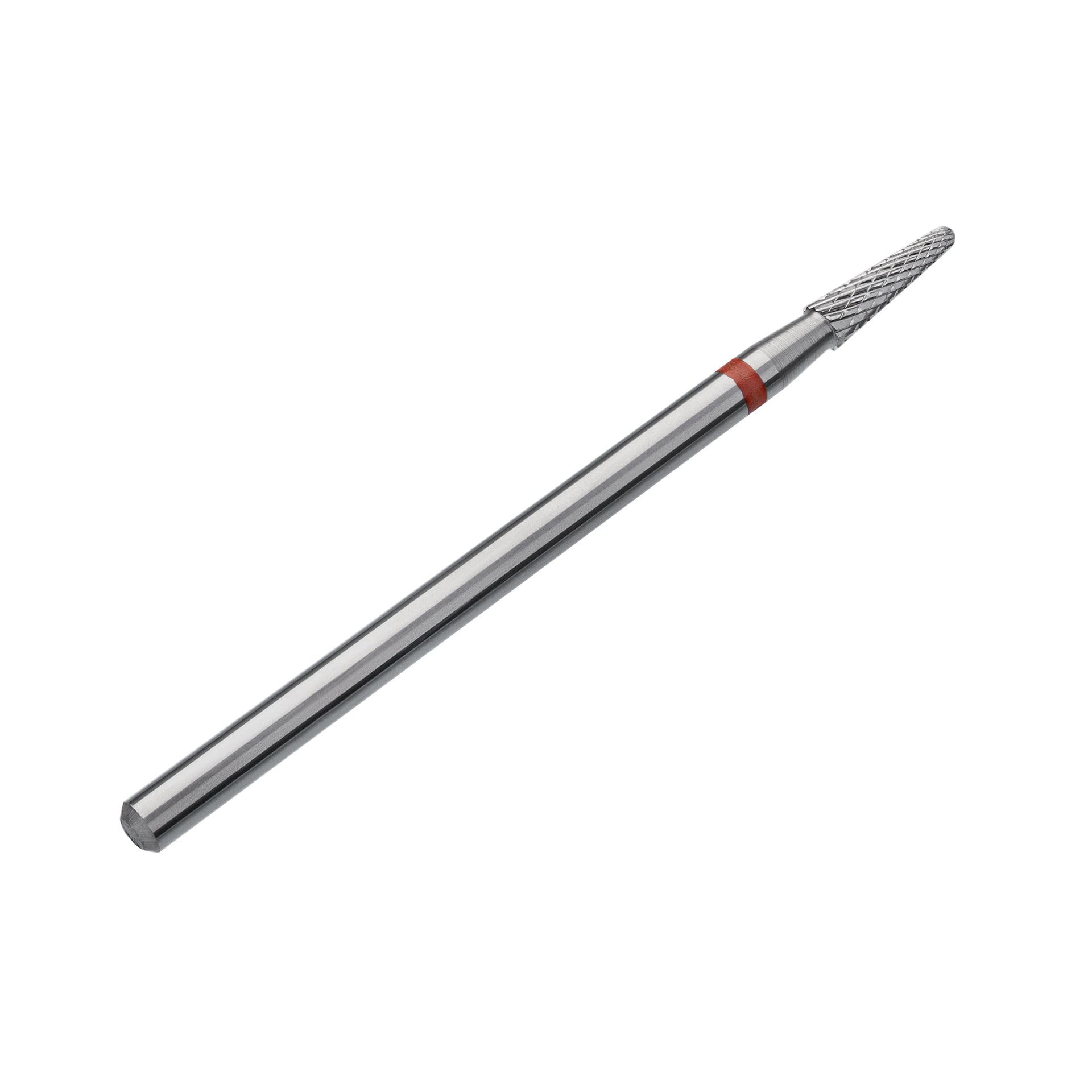Hartmetallfräse "Kegel", Rot, Durchmesser 2.3 Mm / Arbeitsbereich 8 Mm