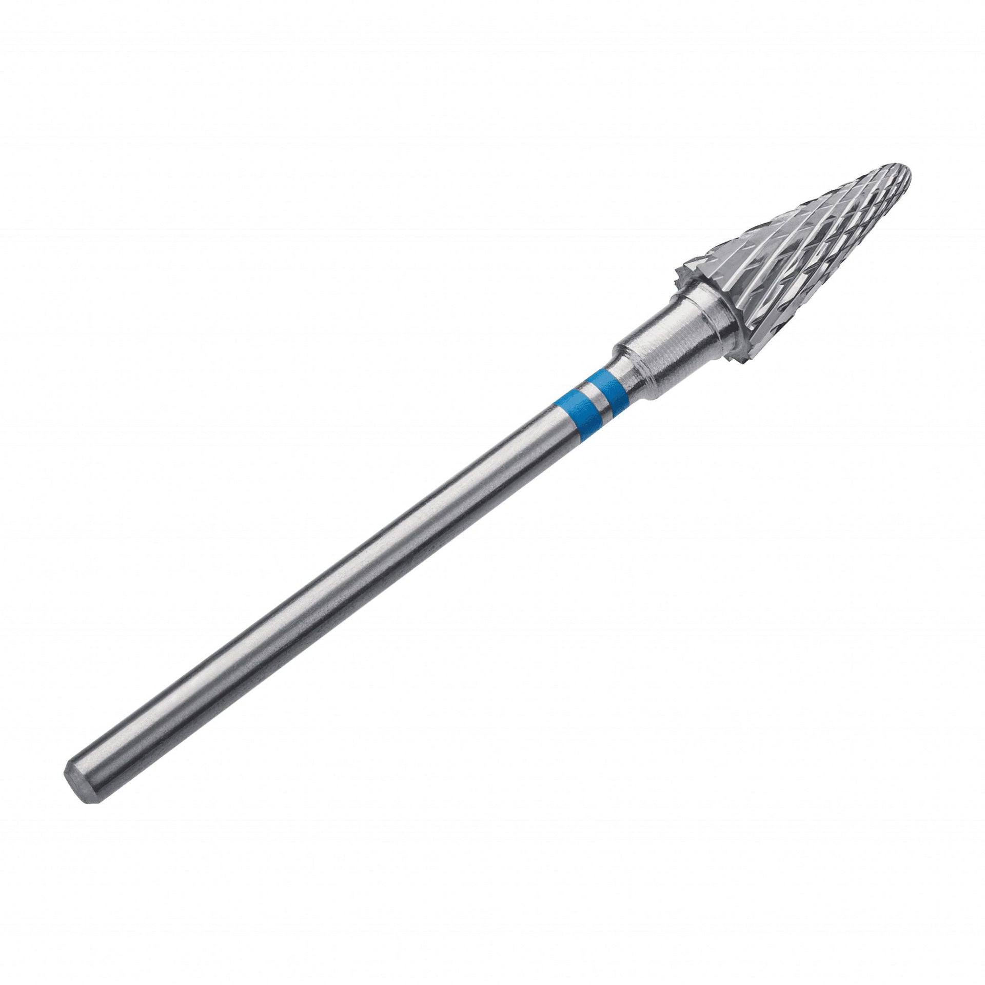 Hartmetallfräse Für Linkshänder ""Kegel"" Blau EXPERT, Durchmesser 6 Mm / Arbeitslänge 14 Mm
