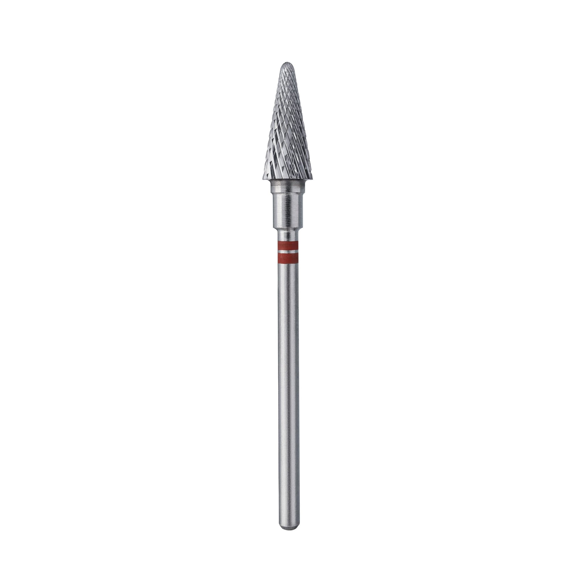 Hartmetallfräse Für Linkshänder "Kegel" Rot EXPERT, Durchmesser 6 Mm / Arbeitslänge 14 Mm