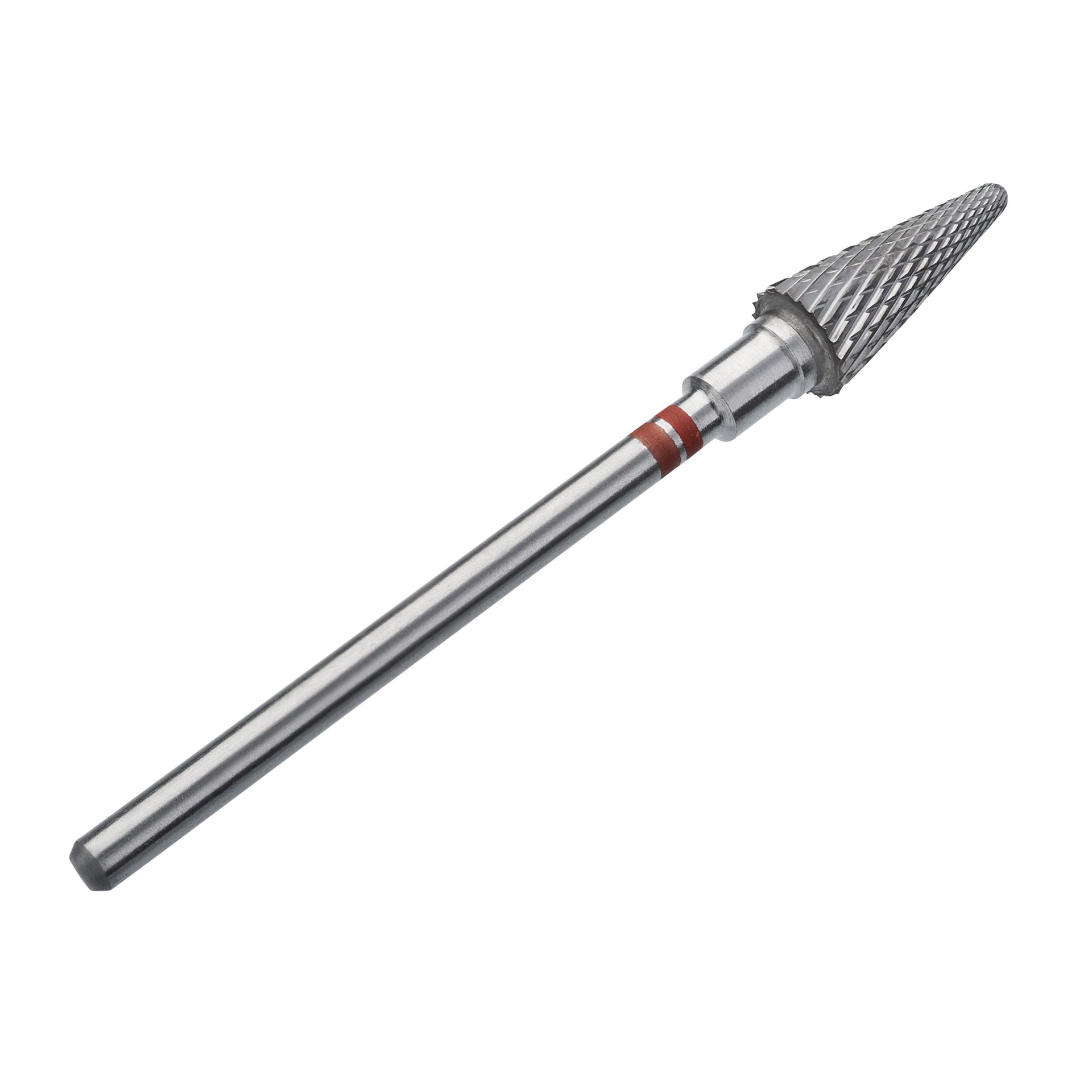 Hartmetallfräse Für Linkshänder "Kegel" Rot EXPERT, Durchmesser 6 Mm / Arbeitslänge 14 Mm