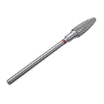 Hartmetallfräse "Mais" Rot, Durchmesser 5 Mm / Arbeitsteil 13 Mm