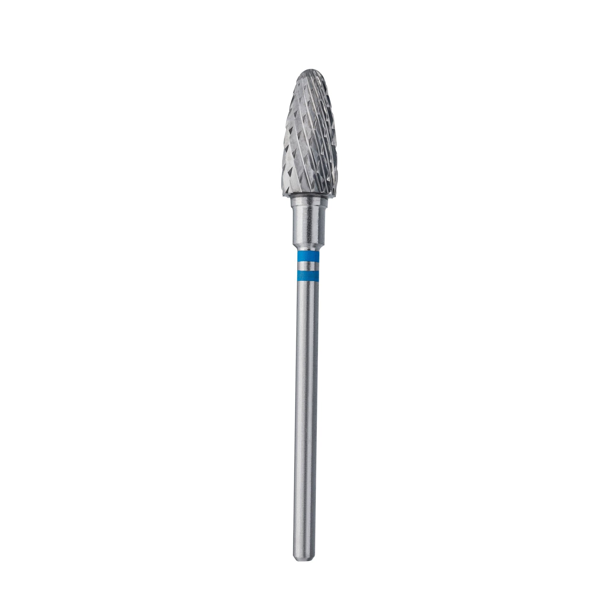 Hartmetallfräse Für Linkshänder „Mais“, Blau, Durchmesser 6 Mm / Arbeitsteil 14 Mm