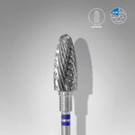Hartmetallfräse Für Linkshänder „Mais“, Blau, Durchmesser 6 Mm / Arbeitsteil 14 Mm