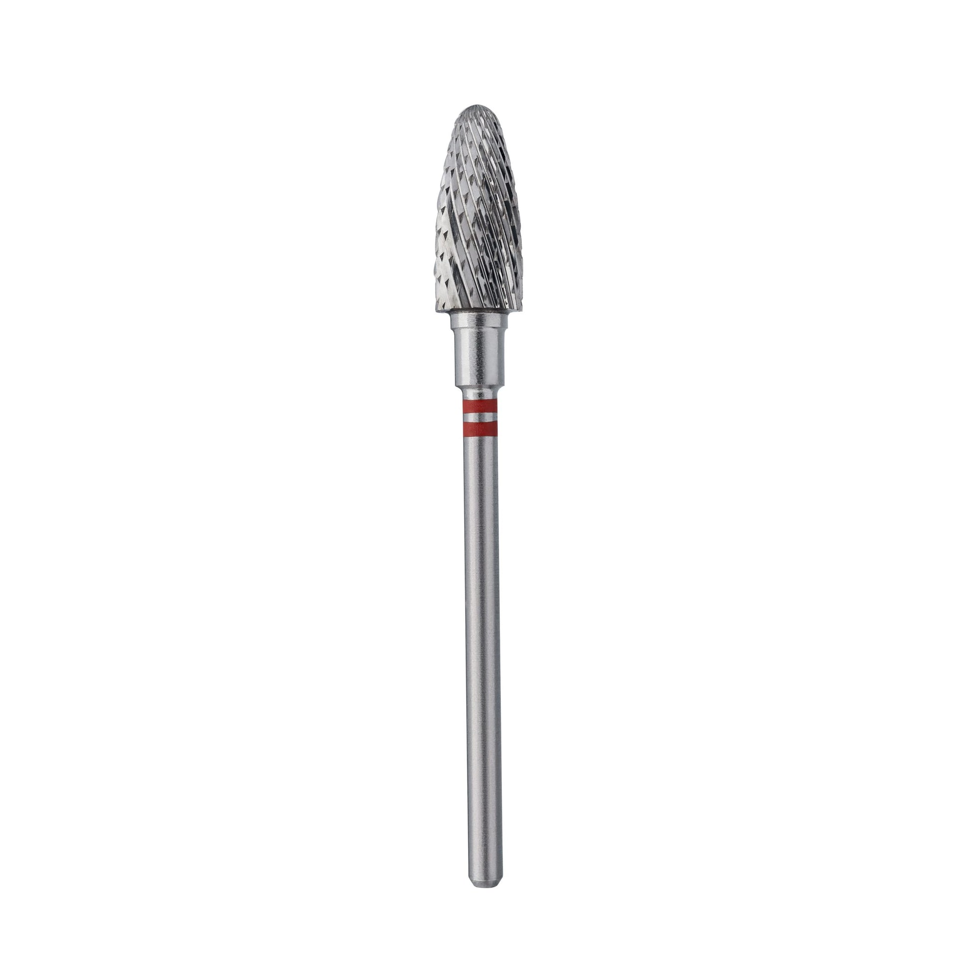 Hartmetallfräse Für Linkshänder „Mais“, Rot, Durchmesser 6 Mm / Arbeitsteil 14 Mm