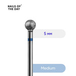 Nailsoftheday Milling cutter diamond ball 5*4.8 mm, blue