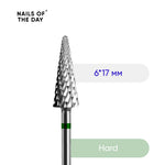 Nailsoftheday Carbide Cone Cutter 6*17 mm, Green