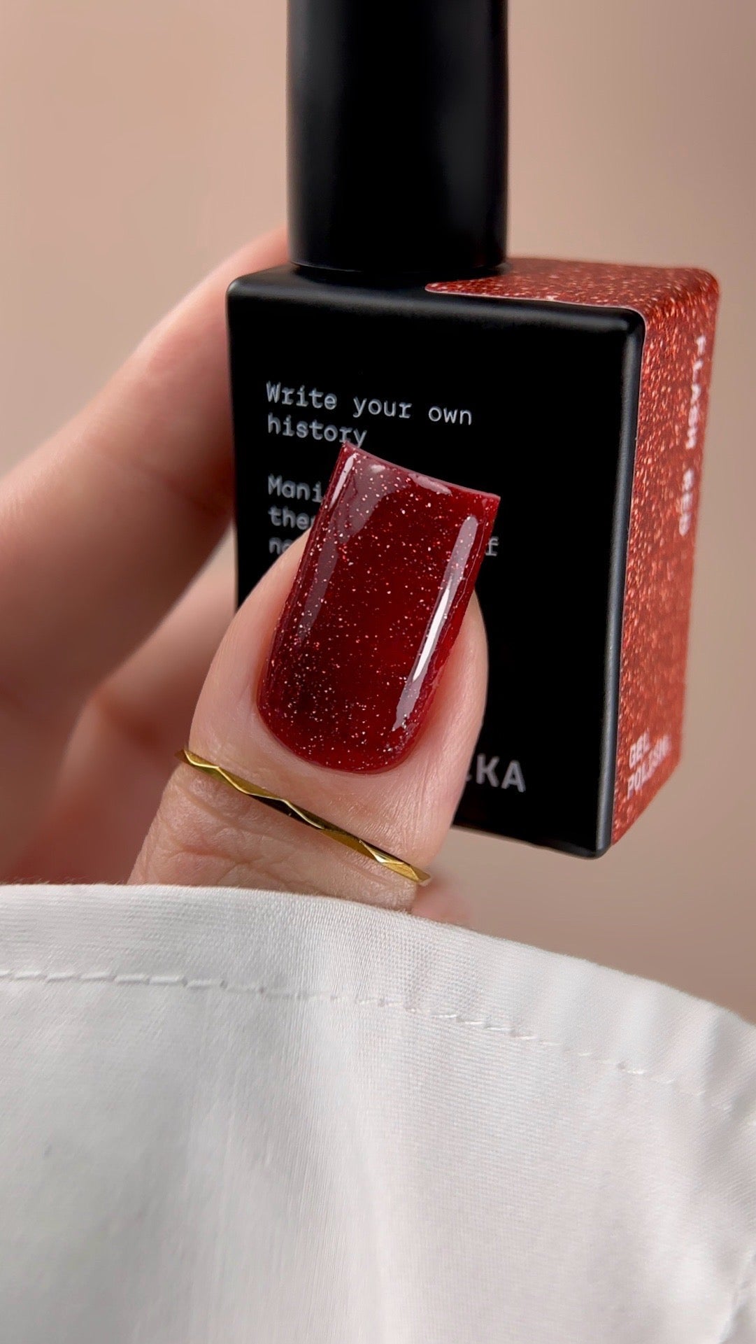 Biblioteka Gel Polish Flash красный, 10 мл