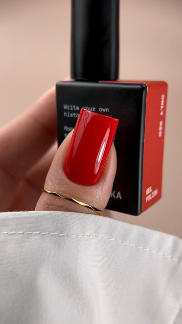 Biblioteka Gel Polish ONLY RED, 10 мл