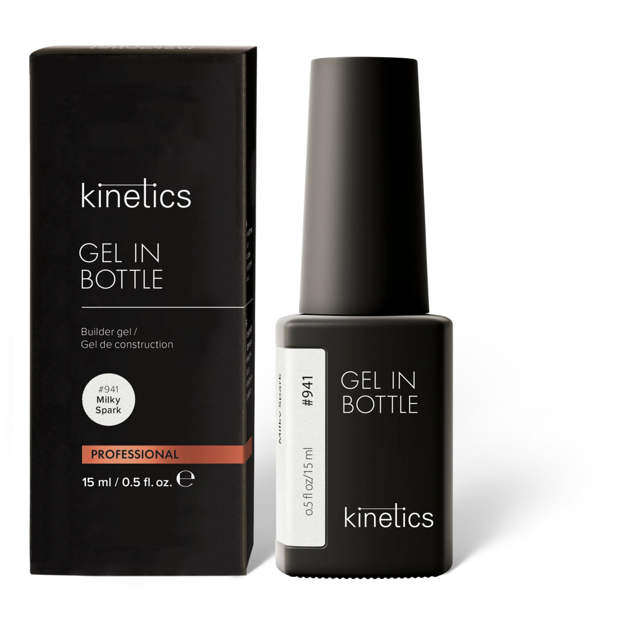 Kinetics Gel in Bottle Milky Spark #941, 15ml