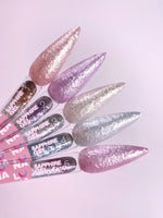 Lunamoon Блесточки для ногтей Sapphire Gel #4, 5 мл