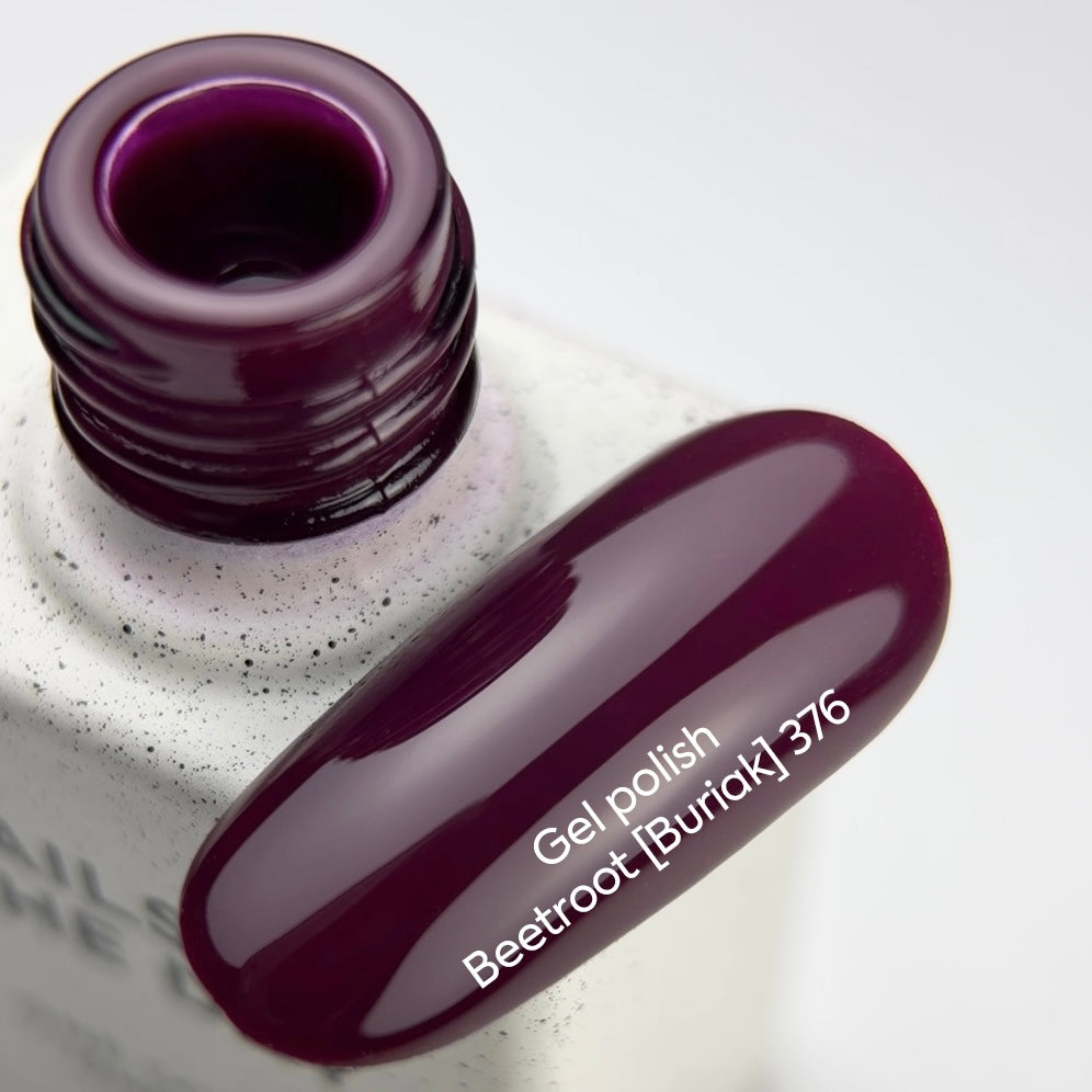 Nailsoftheday Gel polish Beetroot #376  [Buriak], 10 ml