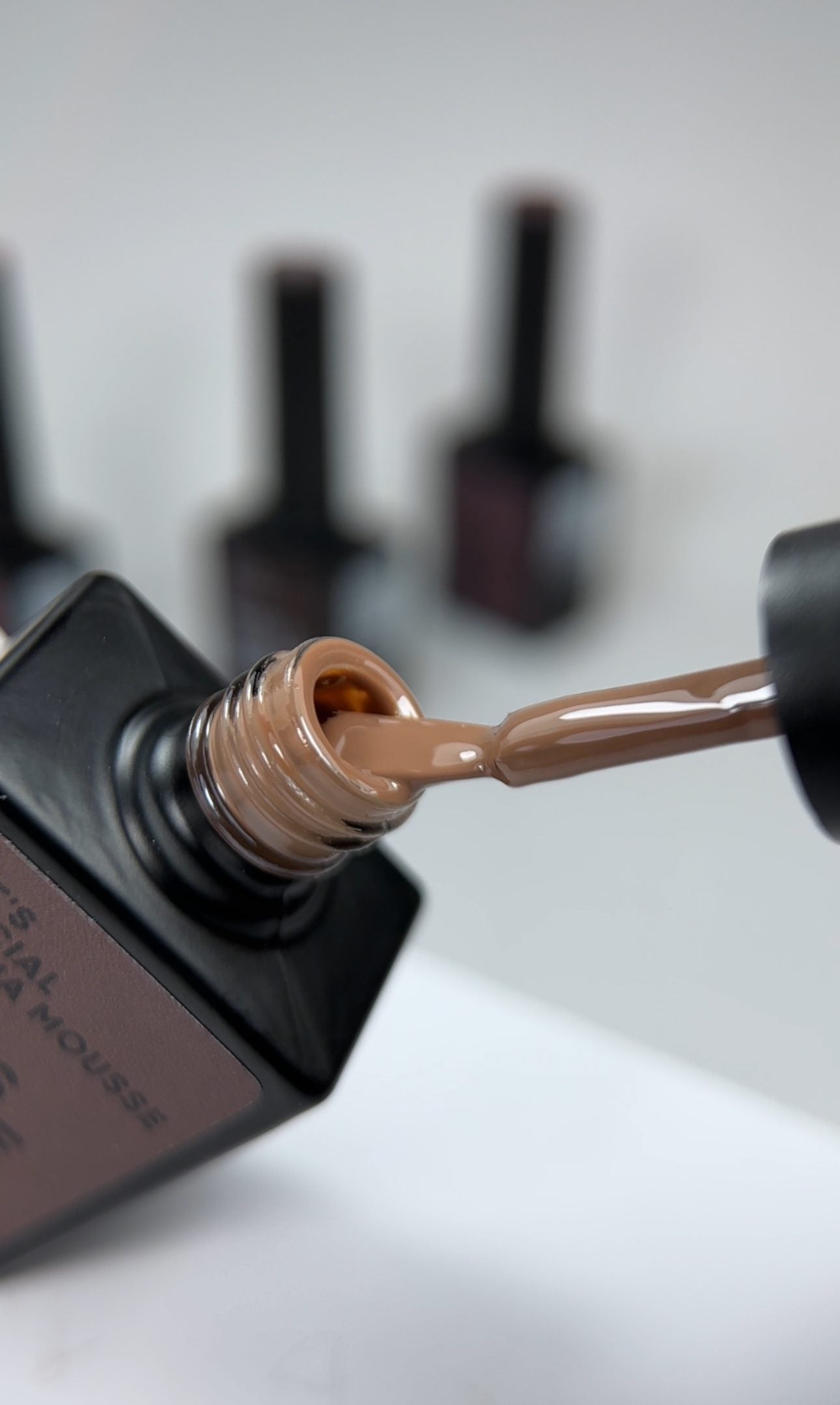nailsoftheday gel polish mocha mousse 013