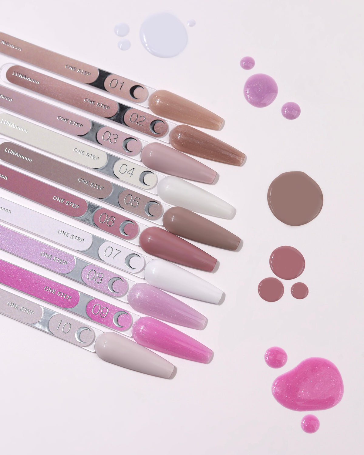 Lunamoon Einphasen-Gel-Lack für Pediküre One Step #2, 8 ml