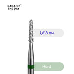 Nailsoftheday Carbide Needle Cutter 1.6*8 mm, Green