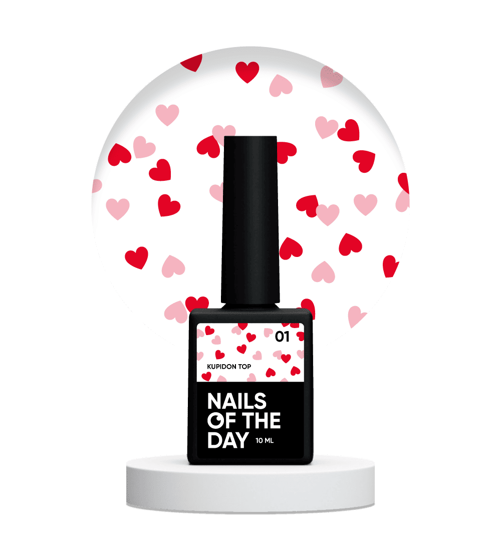 Nailsoftheday Kupidon Top 01, 10 ml