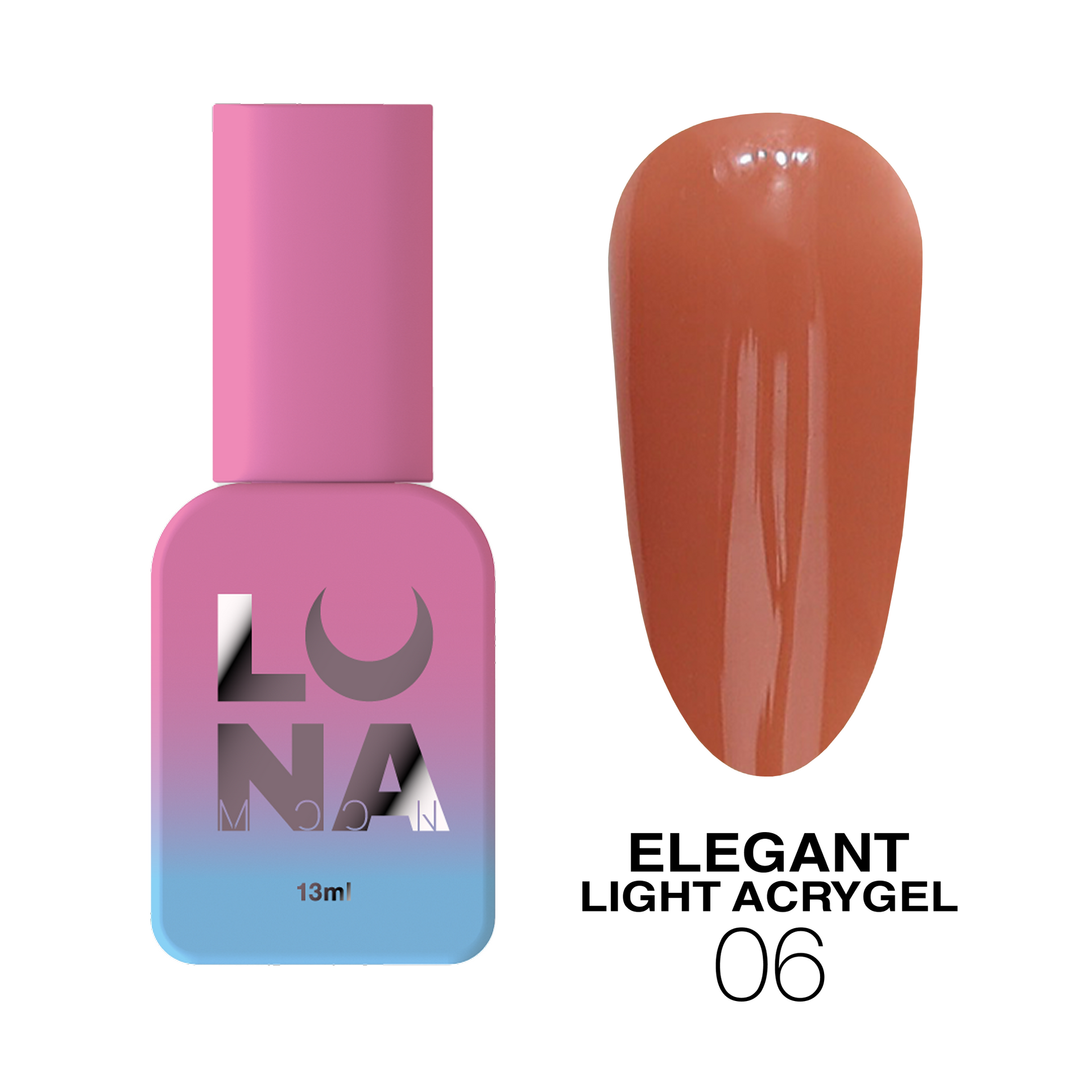 Lunamoon Elegant Light Acrygel #6, 13 мл
