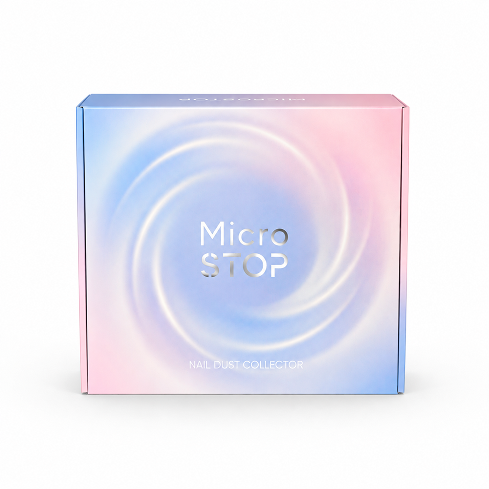 Microstop Prof Белая Встраиваемая вытяжка для маникюра с HEPA-фильтром