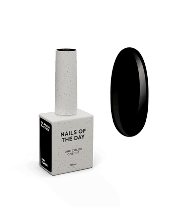 Nailsoftheday Gel Polish Black-033, 10 ml
