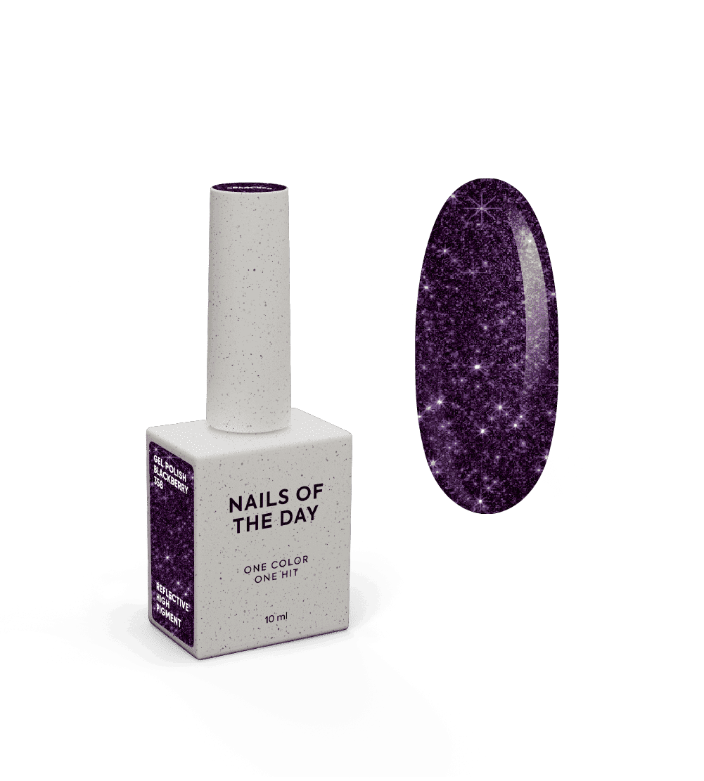 Nailsoftheday Gel Polish Blackberry-358, 10 ml