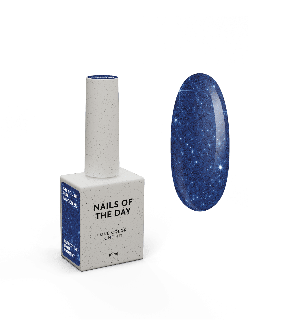 Nailsoftheday Gel Polish Blue Lagoon-263, 10 ml