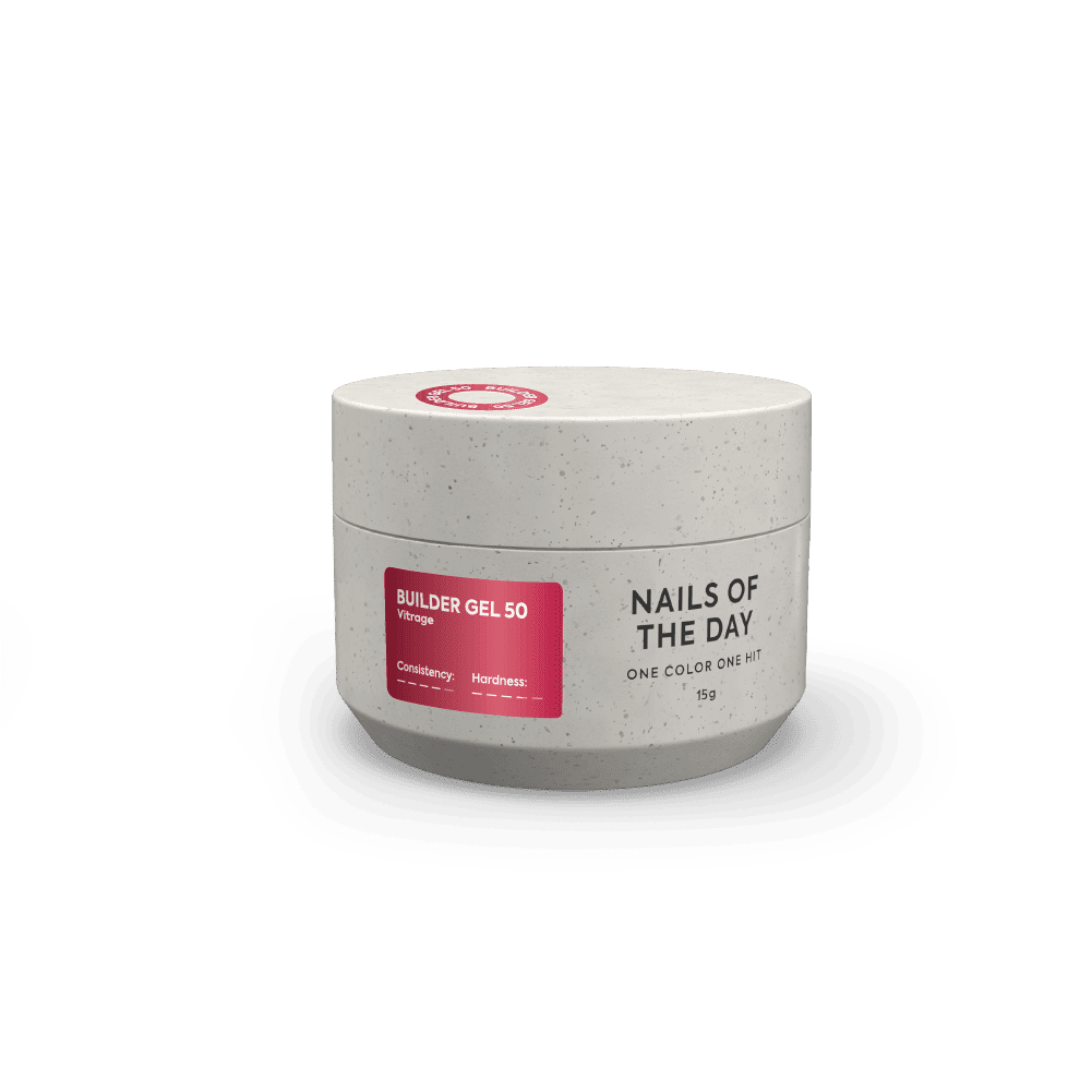 Nailsoftheday Builder gel 50 vitrage, 15 ml