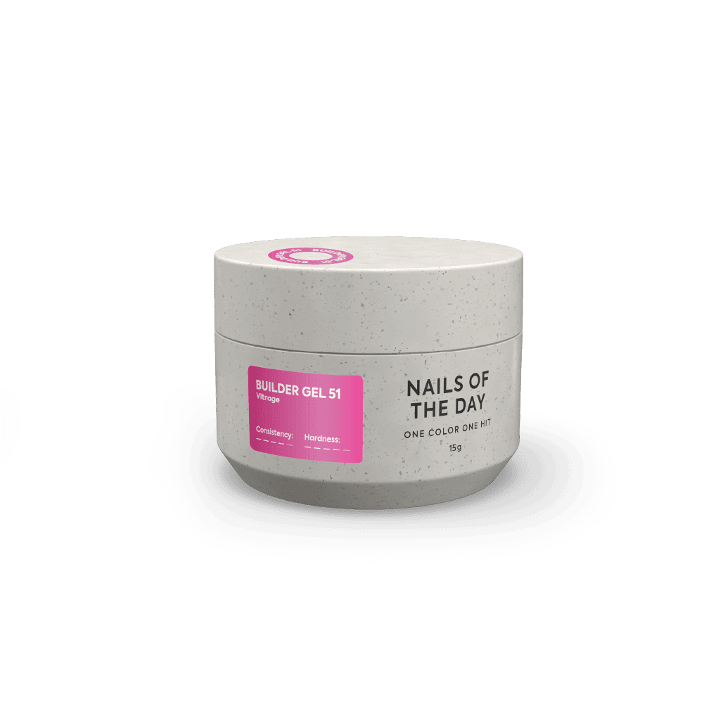 Nailsoftheday Builder gel 51 vitrage, 15 ml