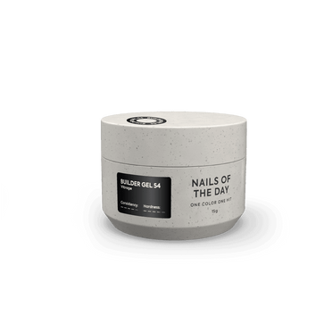 Nailsoftheday Builder gel 54 vitrage, 15 ml