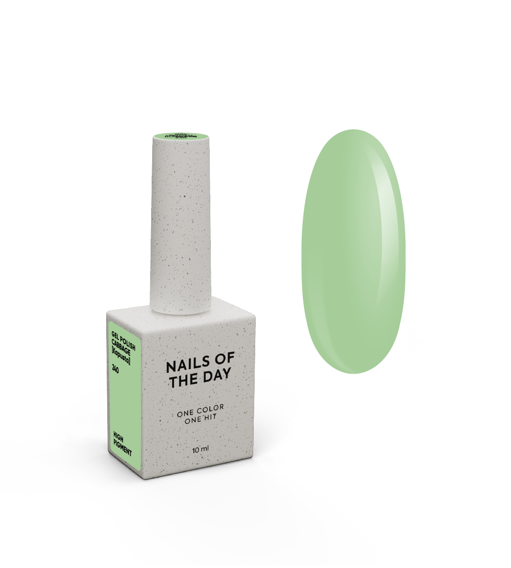 Nailsoftheday Gel polish Cabbage #240 [Kapusta], 10 ml