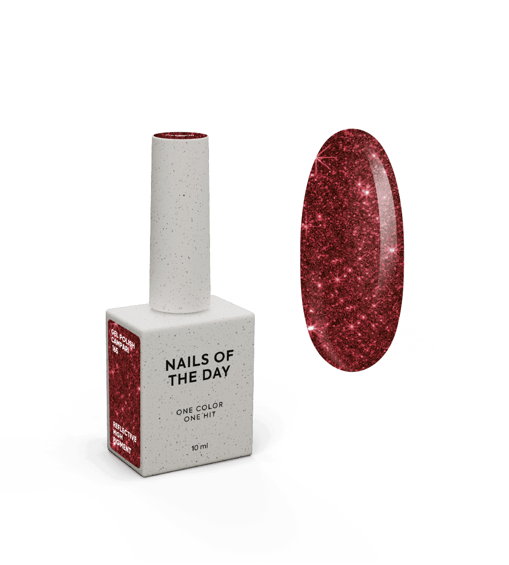 Nailsoftheday Gel Polish Campari-165, 10 ml