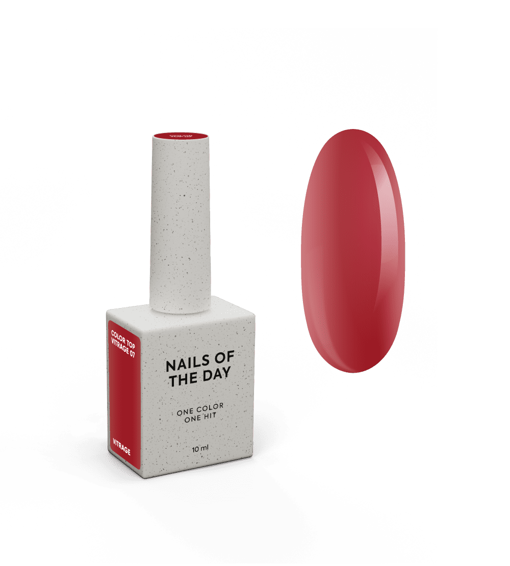 Nailsoftheday Color top Vitrage 07, 10 ml