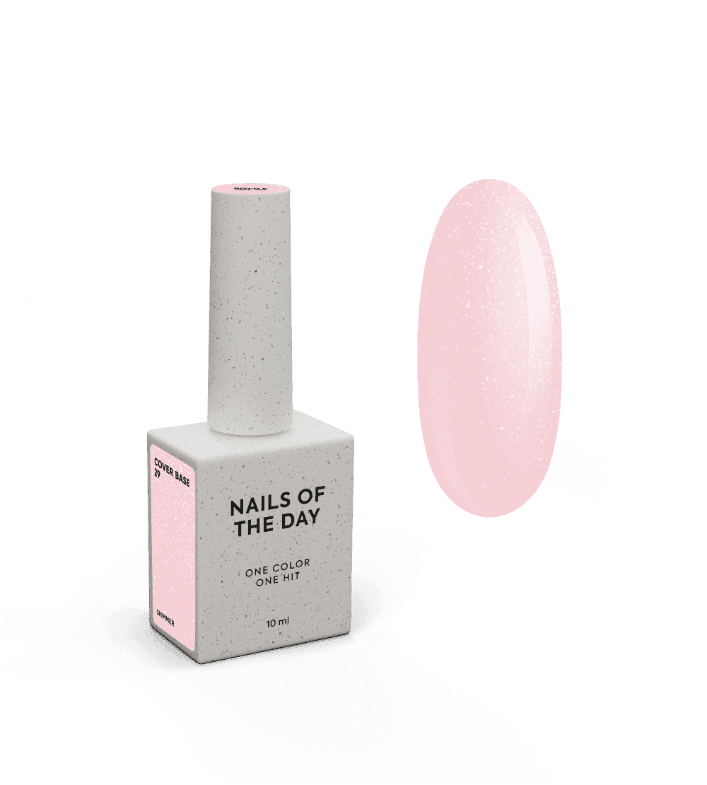 Nailsoftheday Cover Base Shimmer 29, 10 ml