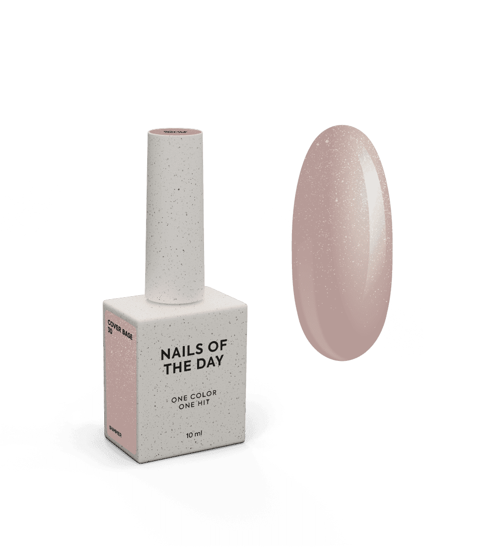 Nailsoftheday Cover Base Shimmer 30, 10 ml
