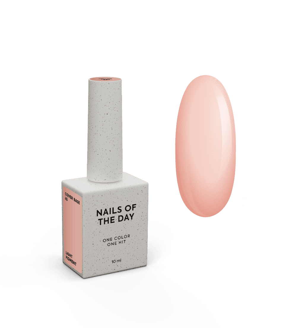 Nailsoftheday Cover Base 45 светлый пигмент, 10 мл