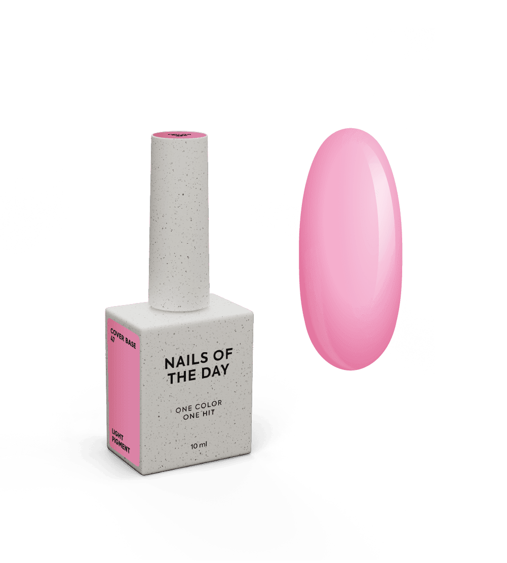 Nailsoftheday Cover Base 47 light pigment, 10 ml