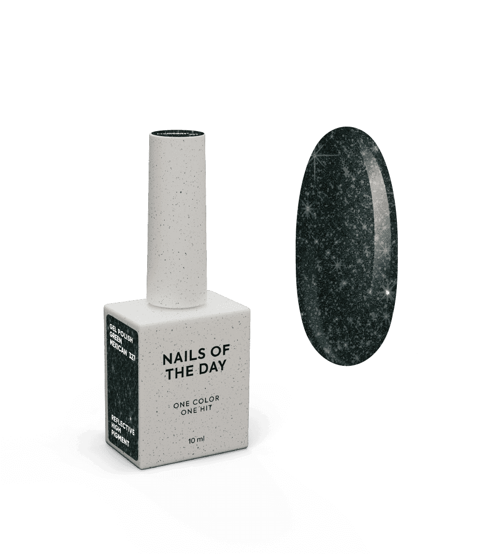 Nailsoftheday Gel Polish Green Mexican-327, 10 ml
