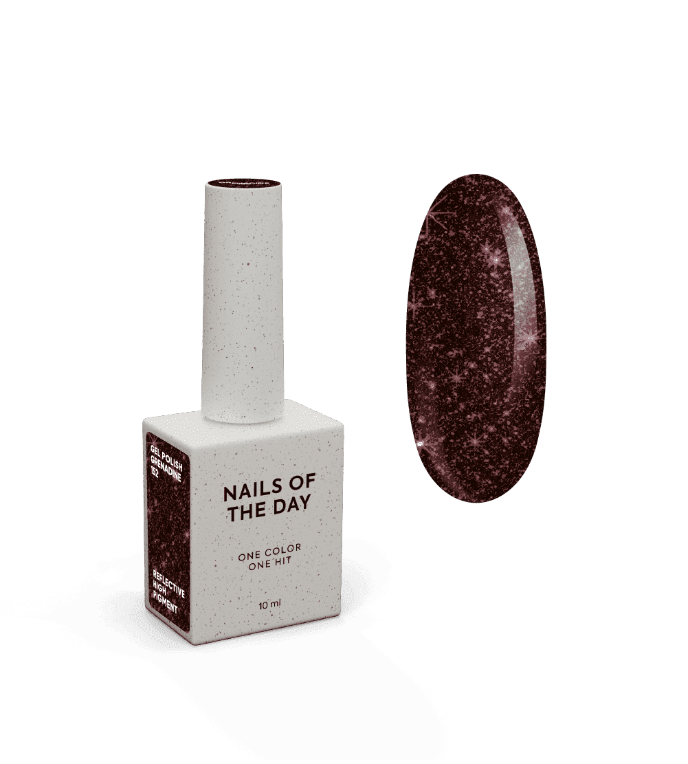 Nailsoftheday Gel Polish Grenadine-152, 10 ml
