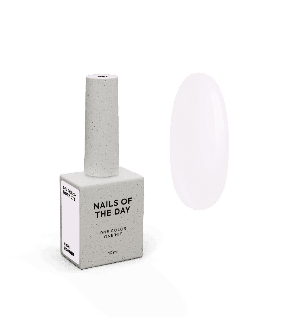 Nailsoftheday Gel Polish Ivory-073, 10 ml