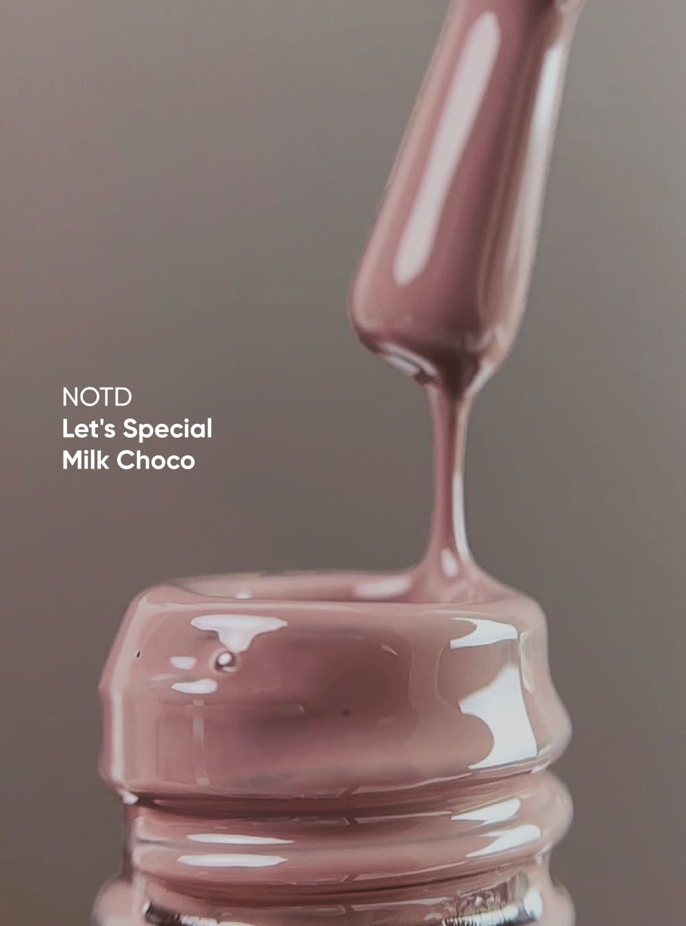 nailsoftheday gel polish milk choco 053