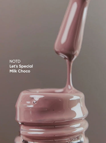 nailsoftheday gel polish milk choco 053