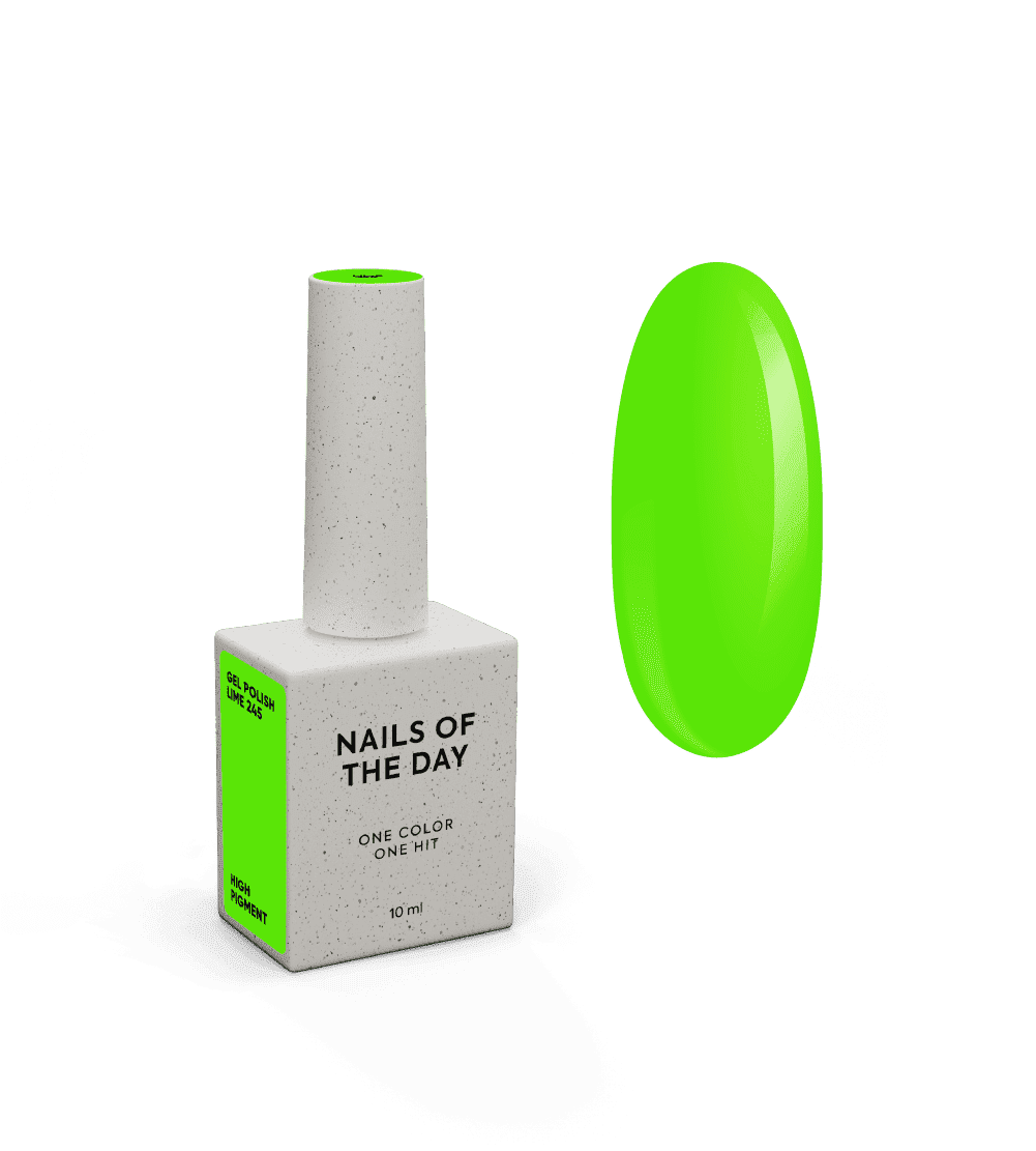 Nailsoftheday Gel Polish Lime-245, 10 ml