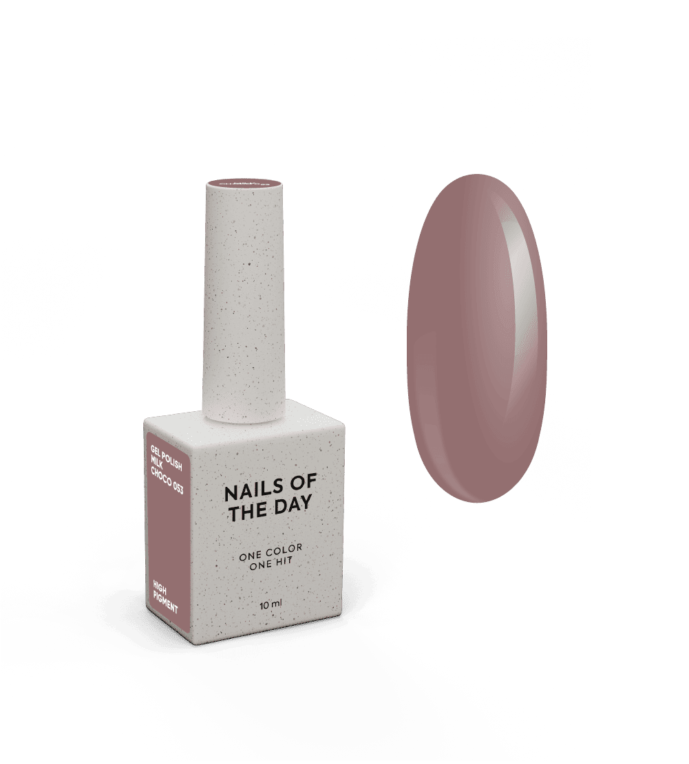 Nailsoftheday Gel Polish Milk Choco-053, 10 ml