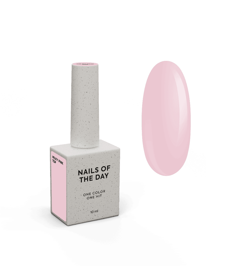 Nailsoftheday Milky Pink Top, 10 ml